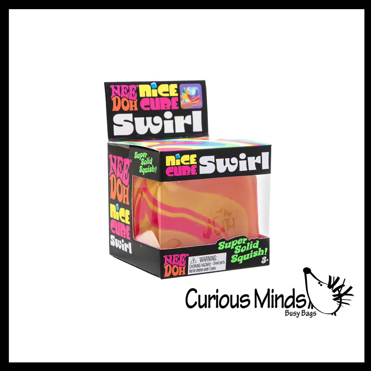 Swirl NeeDoh Nice Cube Ice Sugar Ball - Thick Glue/Gel