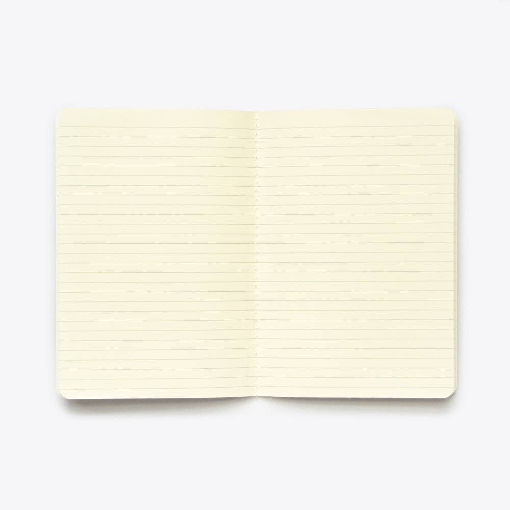 Stitched Notebook - A5: Red / Blank