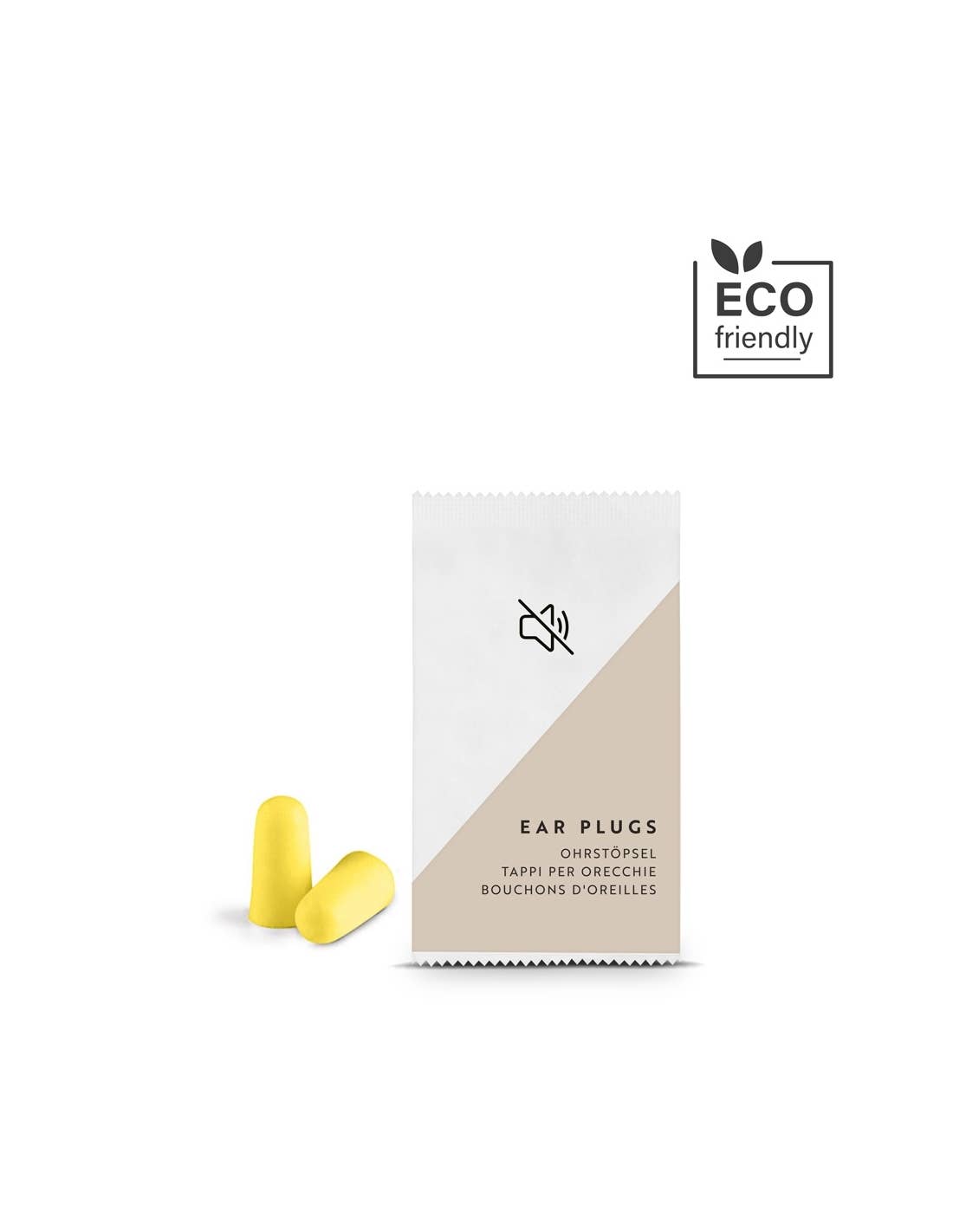 Ear Plugs in Bio Paper Pouch