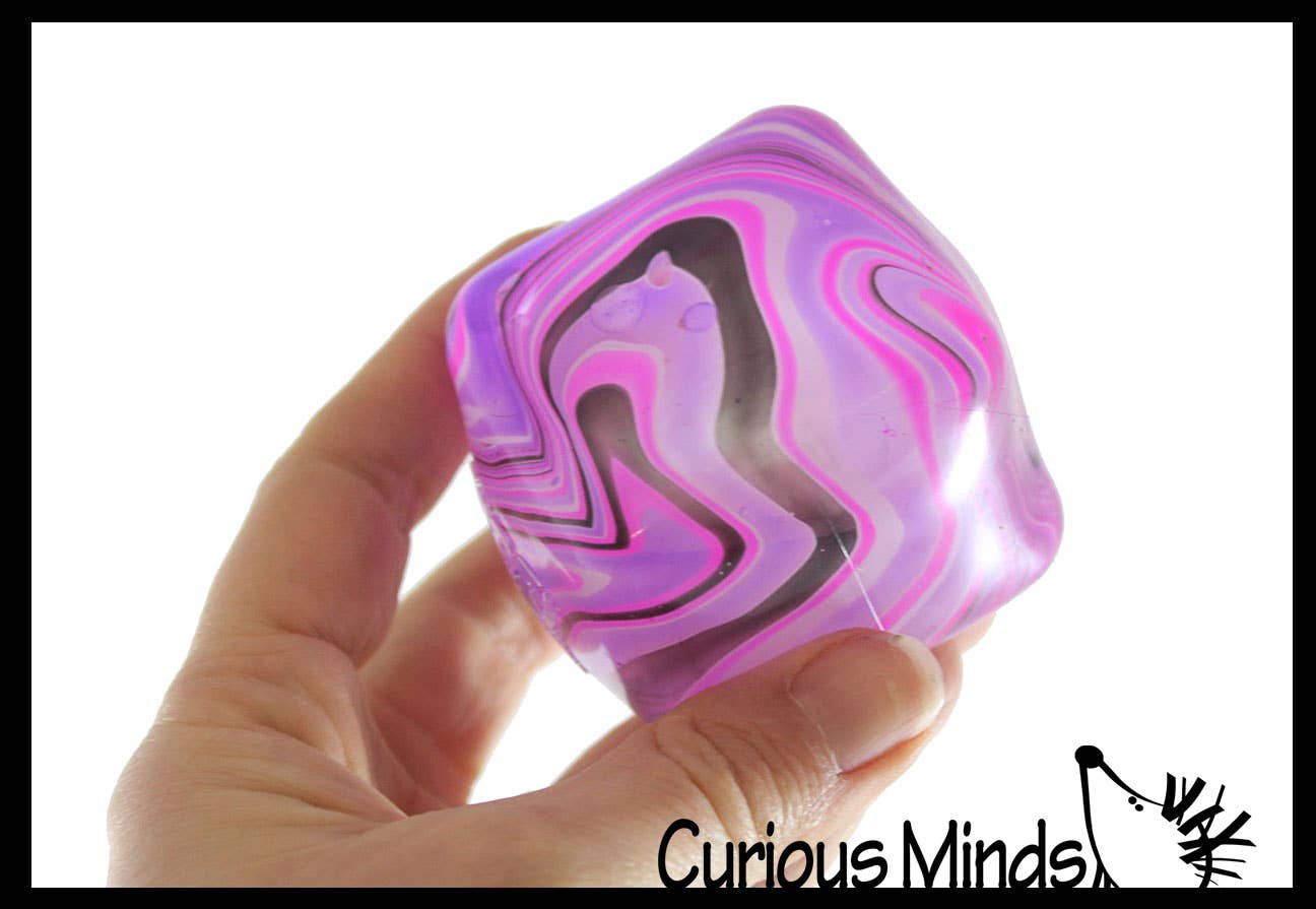 Swirl NeeDoh Nice Cube Ice Sugar Ball - Thick Glue/Gel