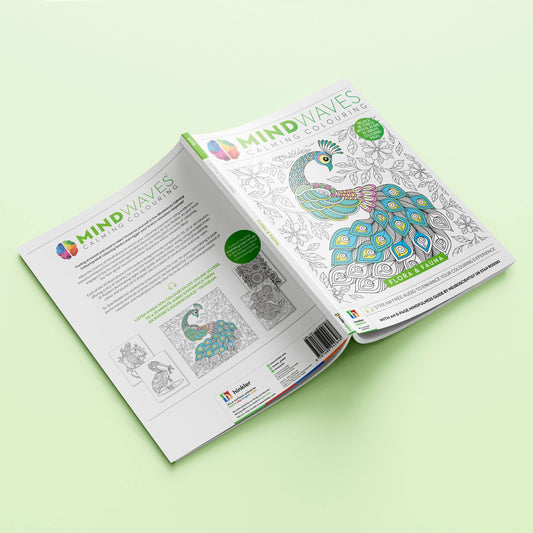 Mindwaves Calming Colouring: Flora & Fauna