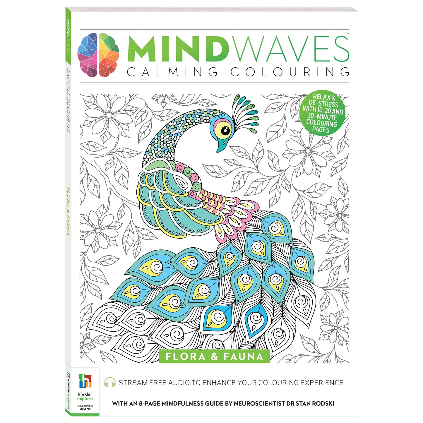 Mindwaves Calming Colouring: Flora & Fauna