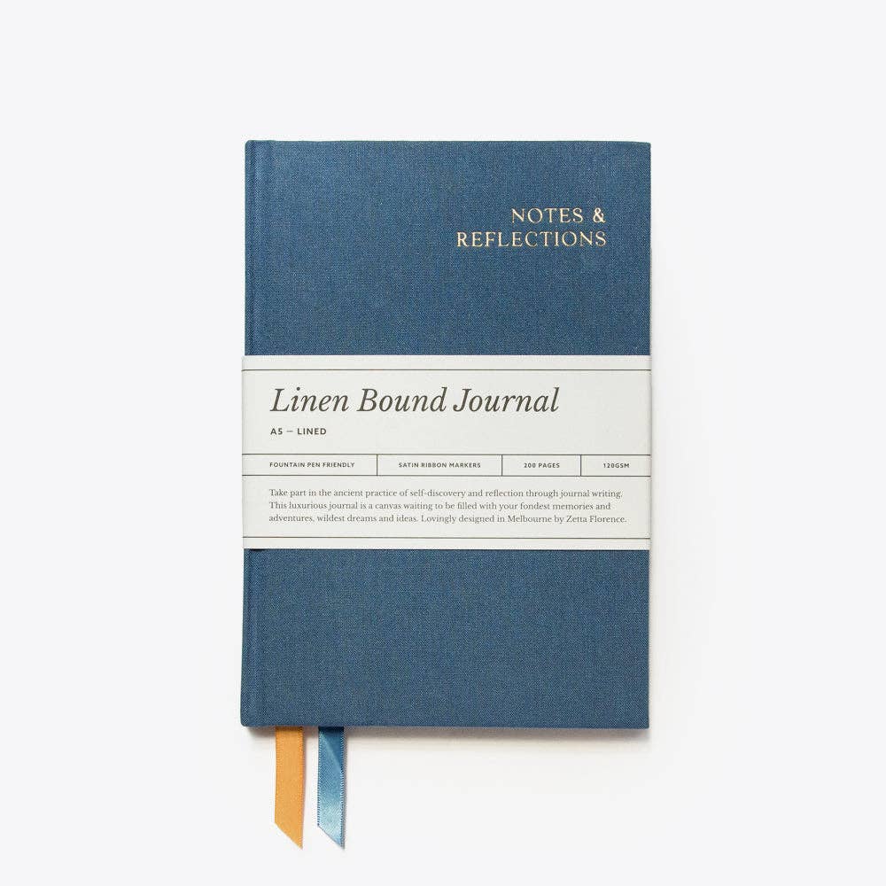 Linen Journal - A5: Green