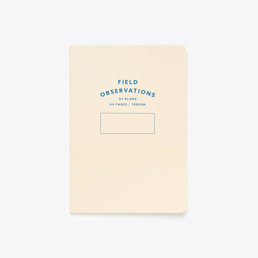 Stitched Notebook - A5: White / Blank