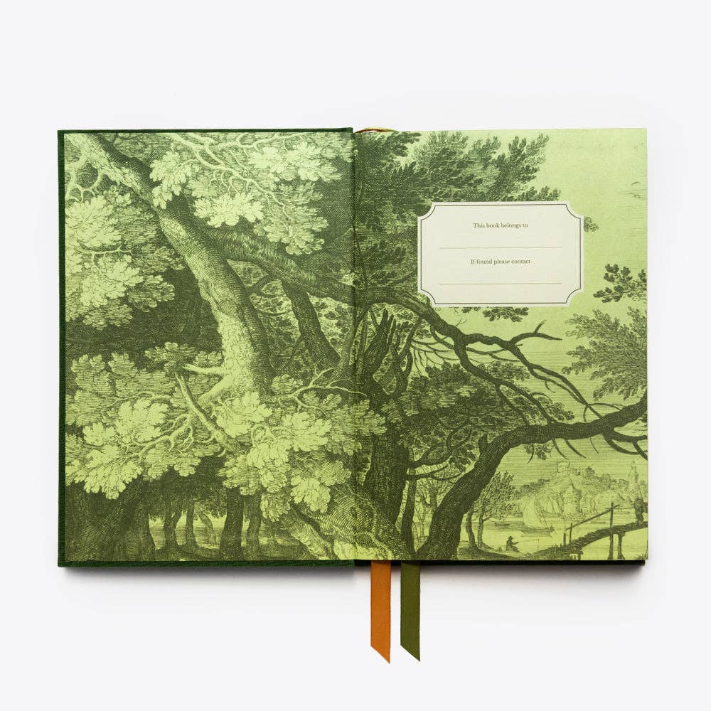 Linen Journal - A5: Green