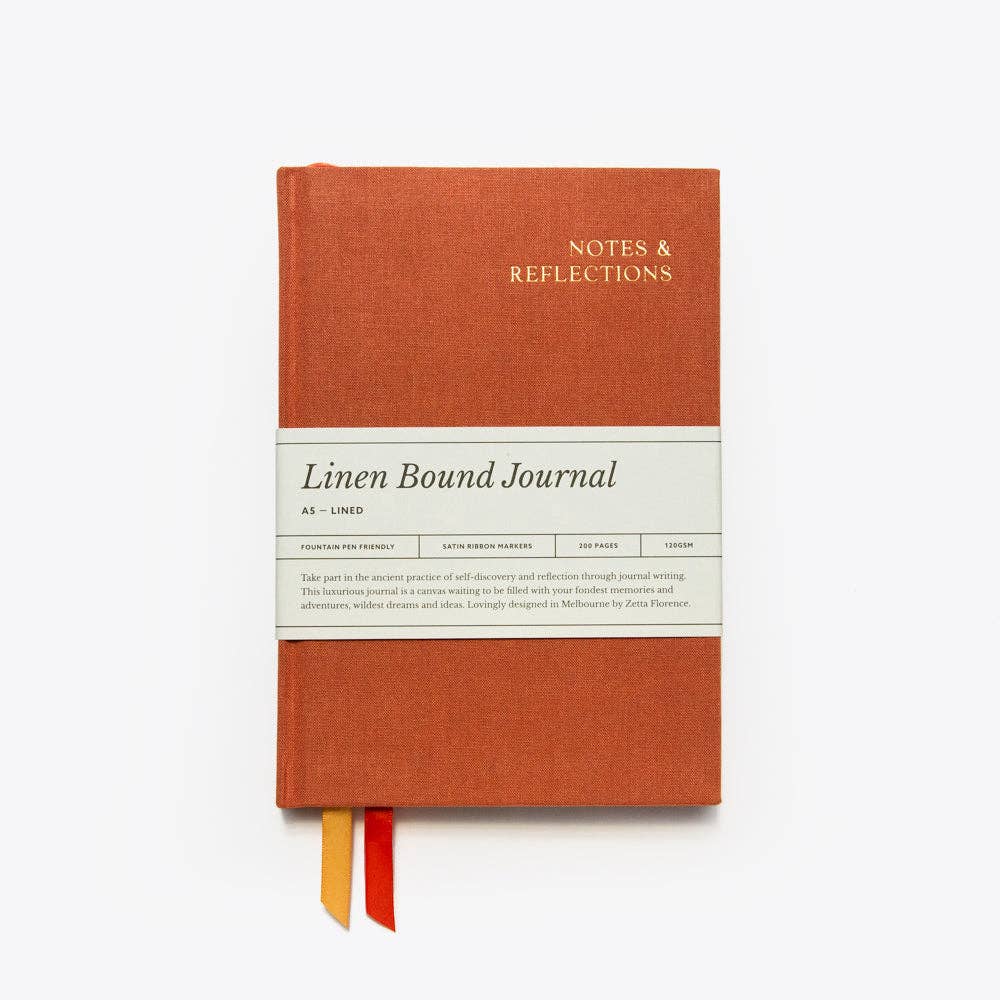 Linen Journal - A5: Green